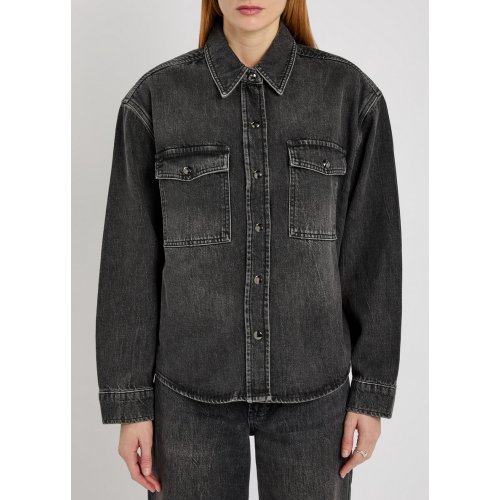 ANINE BING Paxton washed denim shirt