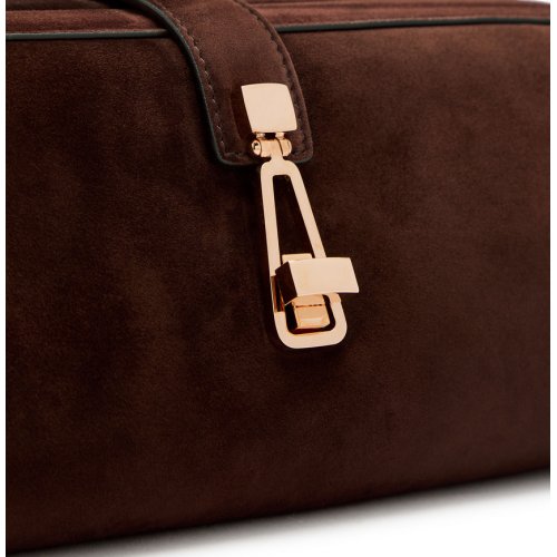  GABRIELA HEARST Baguette suede clutch bag 