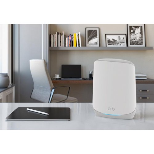 AX5400 WLAN Mesh System (RBK763S) NETGEAR ® OrbiTM ™Tri-Band WiFi 6 Mesh System, 5.4GBit/s, Router + 2 Satellites