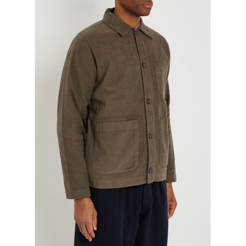  UNIVERSAL WORKS Brushed cotton overshirt 