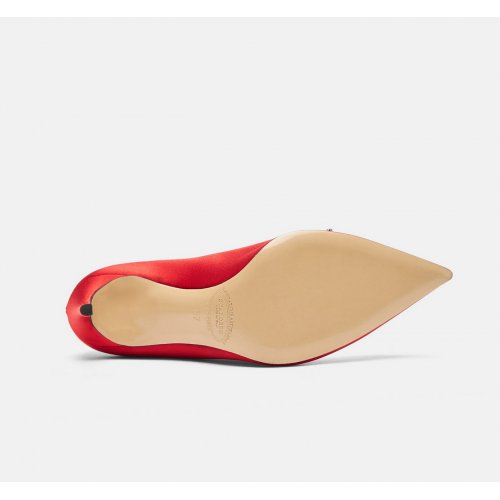 Greta Red Satin