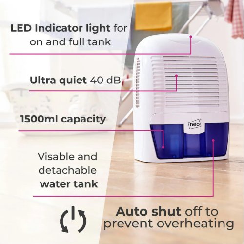 Portable 1.5L Compact Dehumidifier