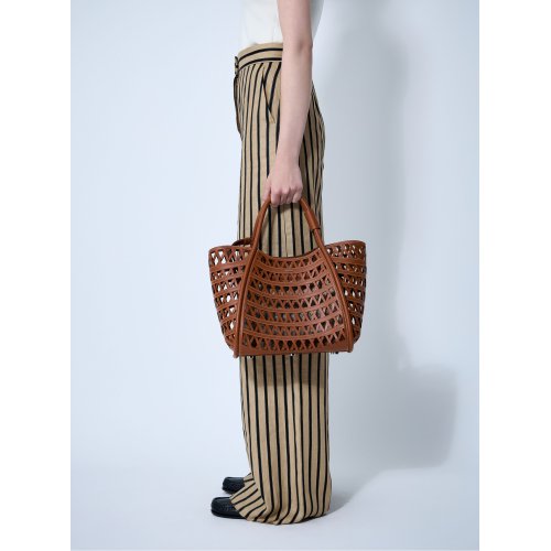 Max Mara Small Marine Woven Handbag