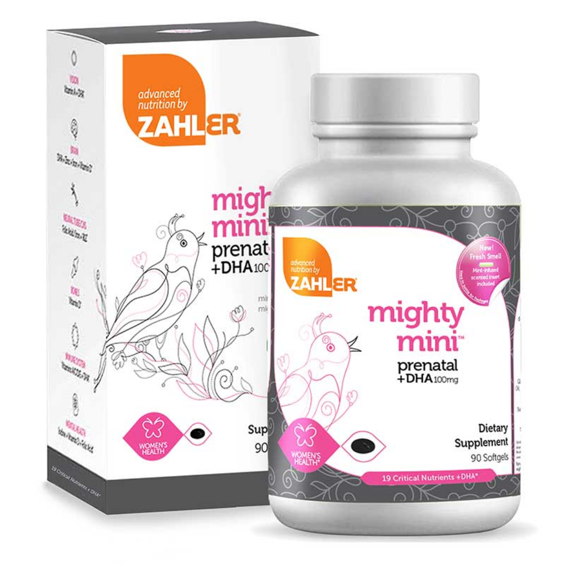 Zahler Mighty Mini Prenatal + DHA