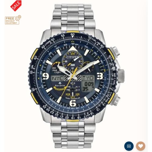 Citizen Men's Blue Angels Skyhawk A-T Eco-Drive Stainless Steel