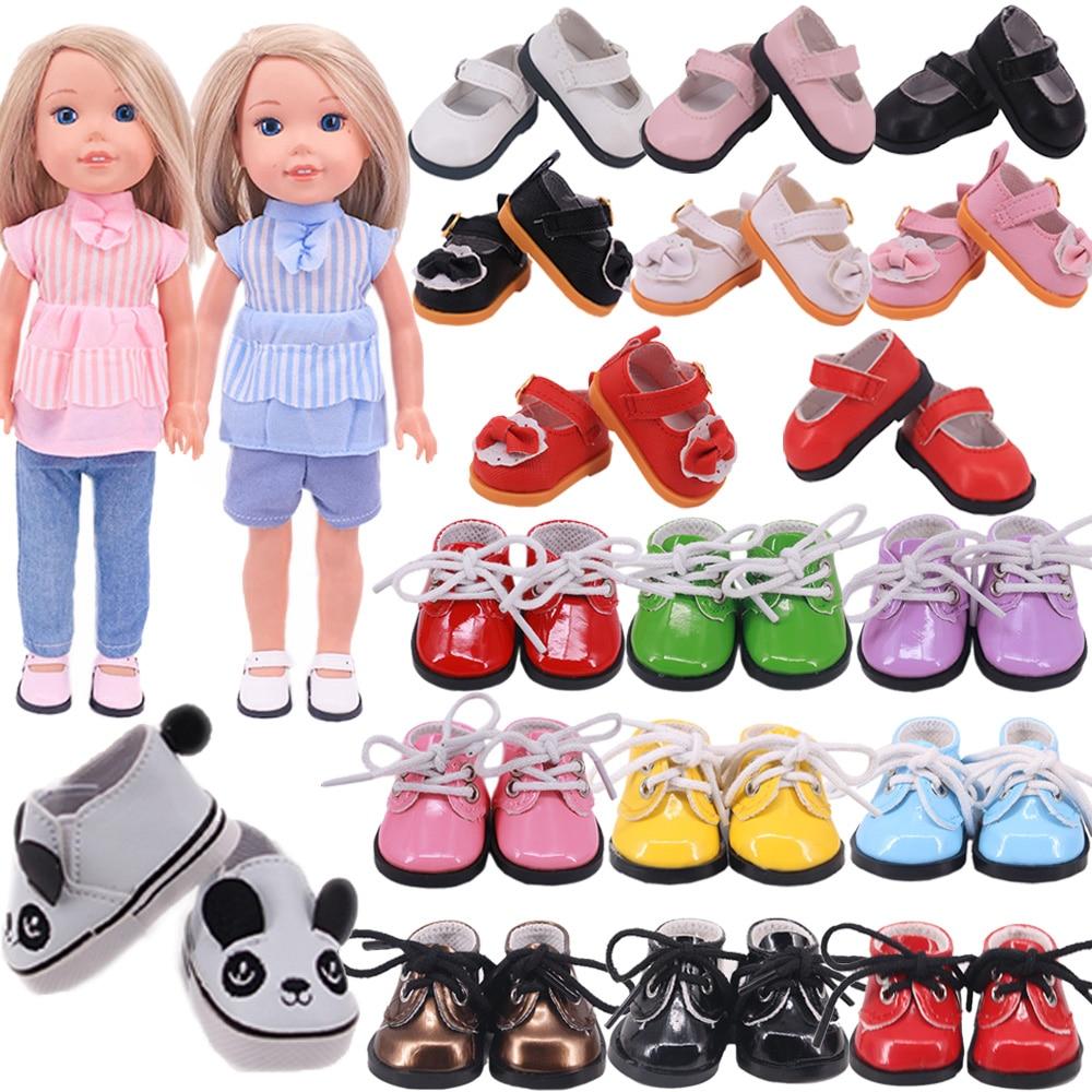 Doll Clothes Shoes 5Cm Panda Shape For 14 Inch Wellie Wisher & 32-34 Cm Paola Reina Dolls Shoes 20Cm Kpop Star EXO Doll,Kids Toy