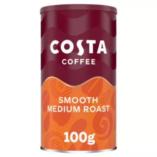 Costa Smooth Medium Roast Instant Coffee 100g