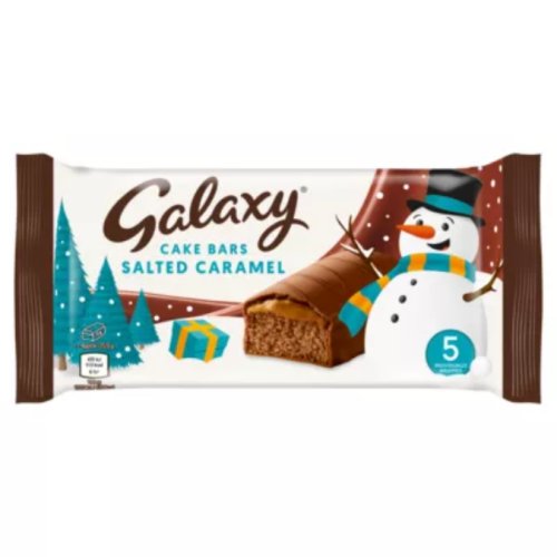 Galaxy Salted Caramel Cake Bar Multipack 5 x 26g, 130g