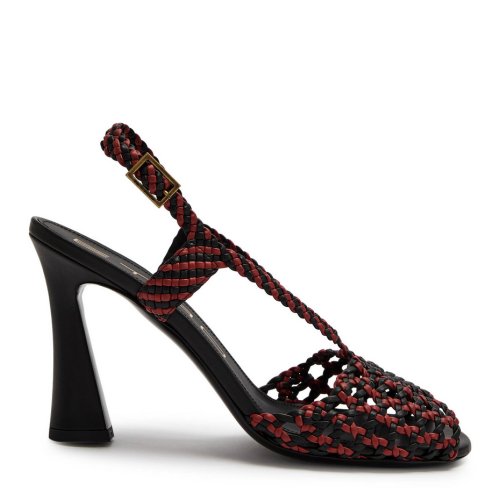  ETRO 100 woven faux leather sandals 