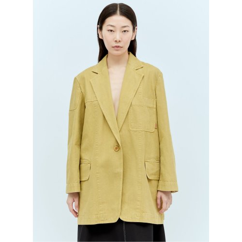 Max Mara Oversized Canvas Blazer