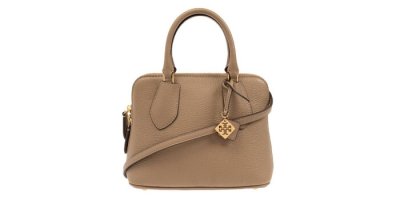 Tory Burch Neutral Mini Swing Leather Satchel Bag