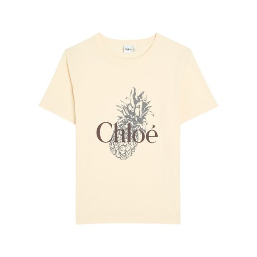  CHLOE Printed cotton T-shirt 