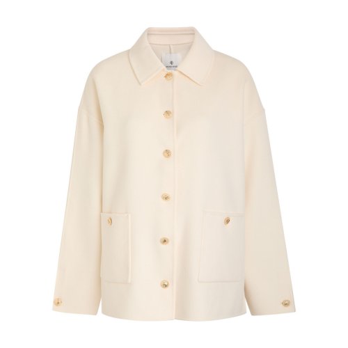  ANINE BING Luca wool and cashmere-blend jacket 