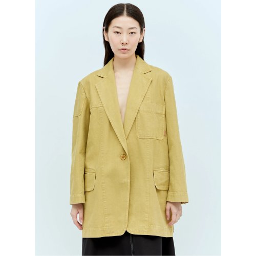 Max Mara Oversized Canvas Blazer