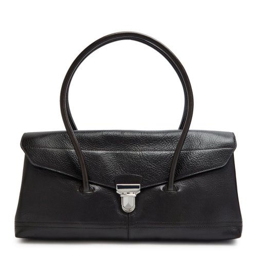  LEMAIRE Shoulder Gear grained leather shoulder bag 