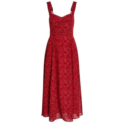  REFORMATION Lela floral-print georgette midi dress 