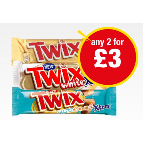 Twix Xtra, White, Salted Caramel  75g