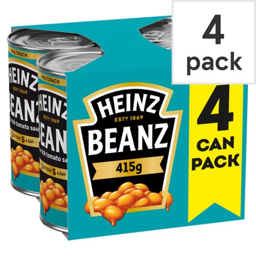 Heinz Baked Beans In Tomato Sauce 4X415g
