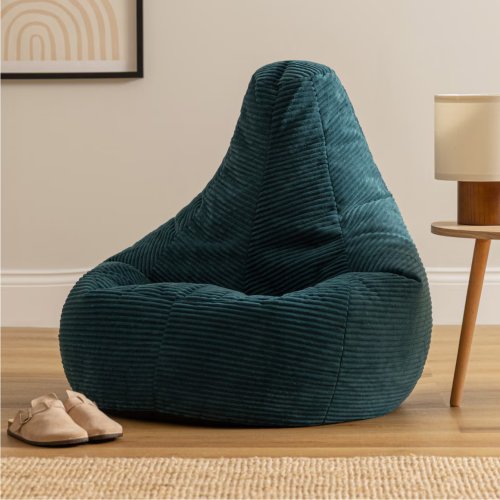 Dalton Medium Beanbag Corduroy Teal | Green | Teal | 1