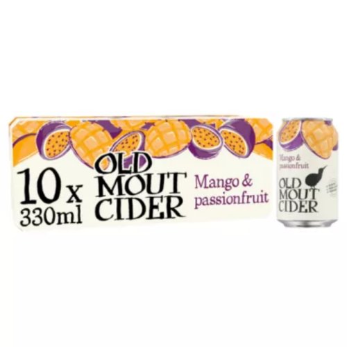 Old Mout Mango & Passionfruit Cans 10 x 330ml