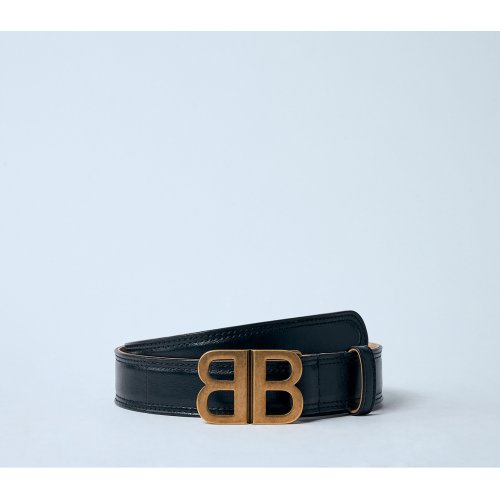 Balenciaga BB Soft Leather Belt