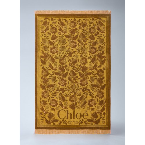 Chloé Logo Motif Beach Towel