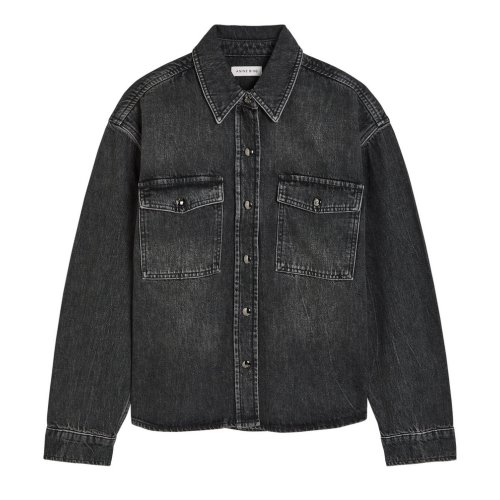 ANINE BING Paxton washed denim shirt