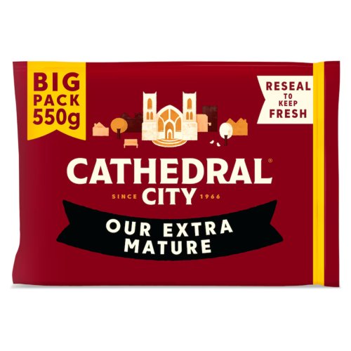 Cathedral City Extra Mature Cheddar Cheese 550 G