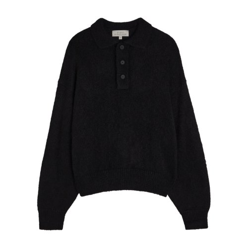  STUDIO NICHOLSON Dune brushed-knit polo jumper 