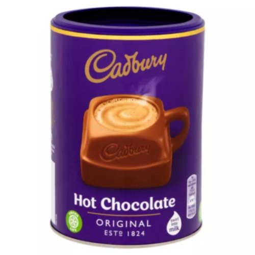 Cadbury Drinking Hot Chocolate Cocoa Powder Tin 500g