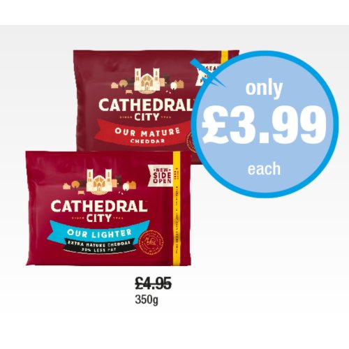 Cathedral City Mature, Lighter  350g