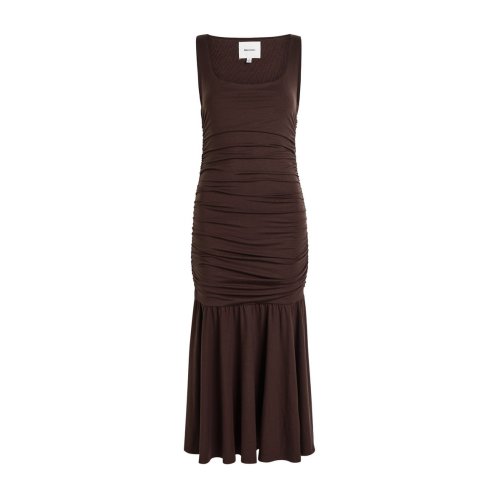  REFORMATION Kayla ruched jersey midi dress 