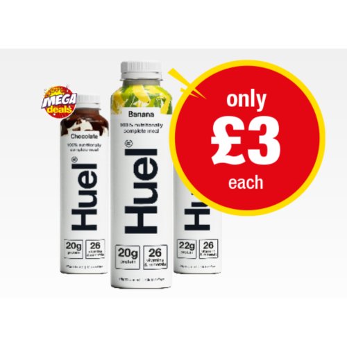 Huel Ready-to-Drink (500ml, varieties as stocked)