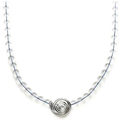  MISSOMA Spiral gemstone beaded pendant necklace 