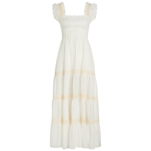  RIXO Aubrey ruffled cotton midi dress 