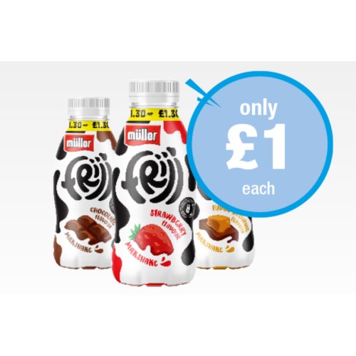 Frijj Chocolate, Strawberry, Fudge Brownie