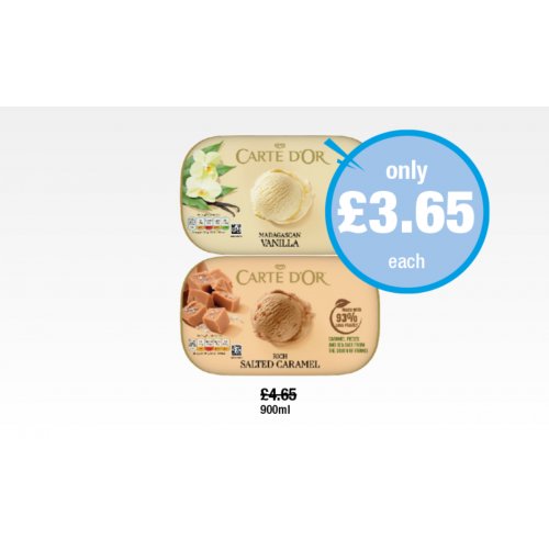Carte D'Or Vanilla, Salted Caramel
