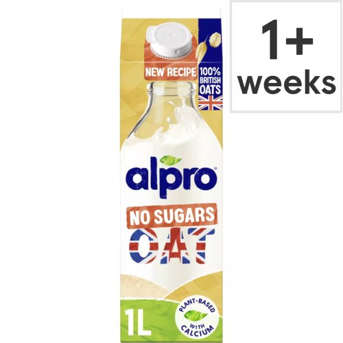 Alpro Oat No Sugar Chilled Dairy Free Drink 1L
