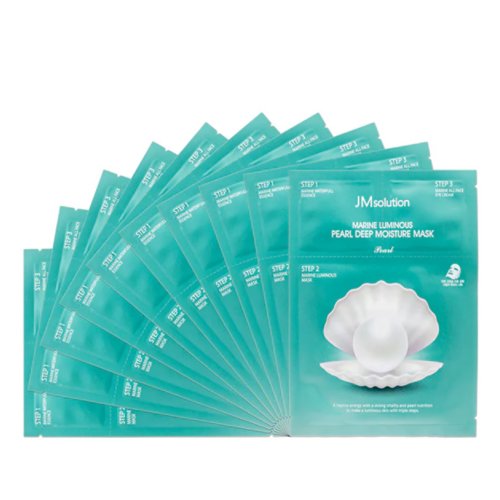 Jmsolution Marine Luminous Pearl Deep Moisture Mask 10PCS