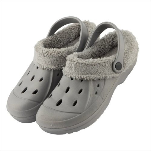  Women's Fleeced Clogs - Grey & Purple