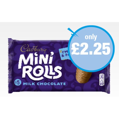 Cadbury Mini Rolls (5 Pack)