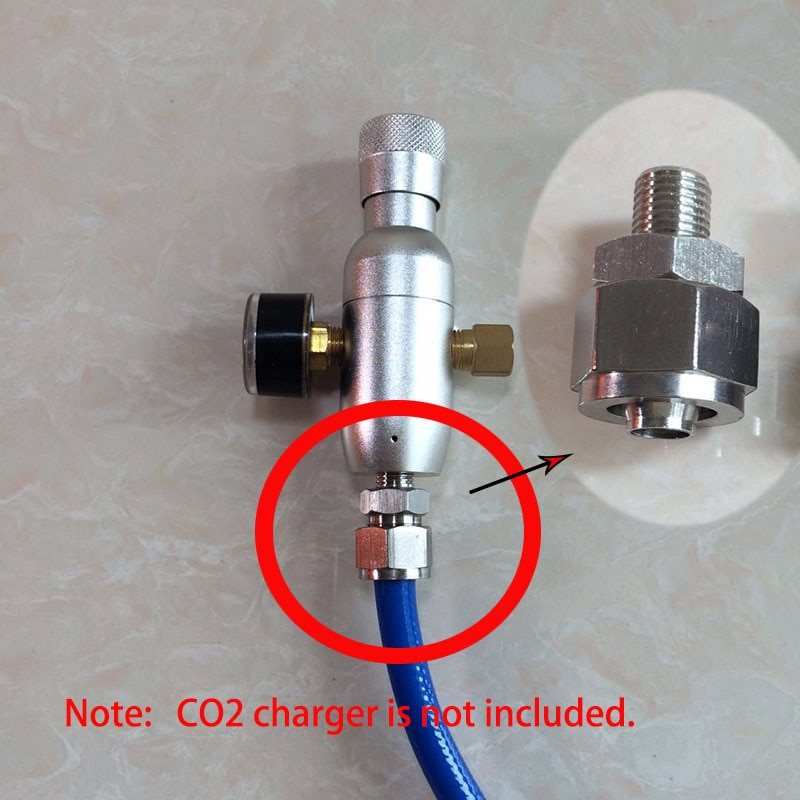 CO2 Regulator Charger,  Kegging Charger Connector For Homebrew,Easy to Solve CO2 Supply Problem (Price not include CO2 Charger!)