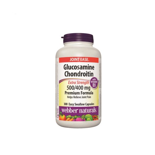 Webber Naturals Glucosamine Chondroitin with Vitamin D3 300 capsules