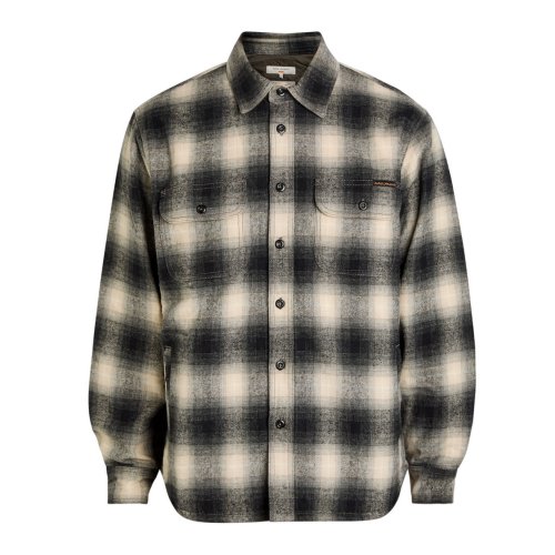  NUDIE JEANS Glenn quilted flannel overshirt 