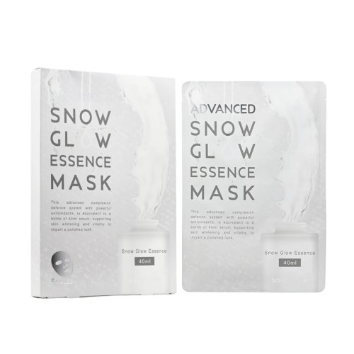Sasatinnie Advanced Snow Glow Essence Mask 5pcs