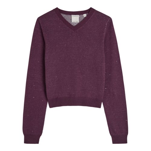  CALVIN KLEIN Celia linen-blend jumper 