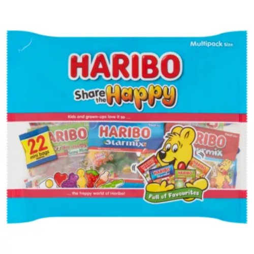 Haribo Share the Happy 22 x Mini Bags Multipack Sweets
