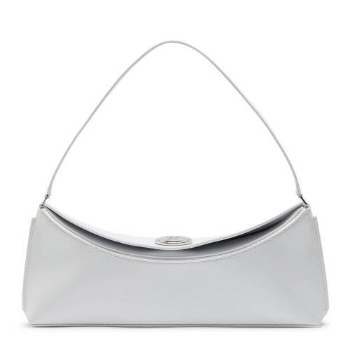  JACQUEMUS  Le Calisson glossed leather shoulder bag 