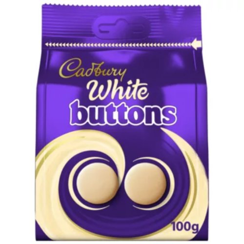 Cadbury Buttons White Chocolate 100 Gr