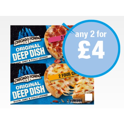 Chicago Town Deep Dish Pizza (2 pack)